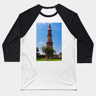 Qutub Minar from outside. Baseball T-Shirt